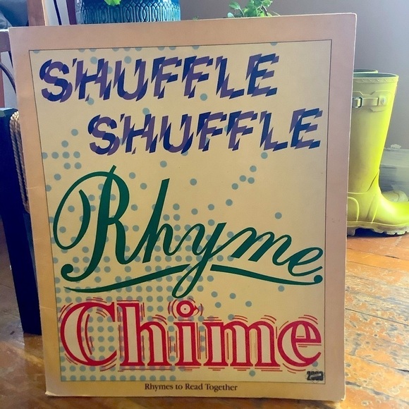 Large Shuffle Rhyme Chime Children’s Book Chant Great Graphics - Picture 1 of 11